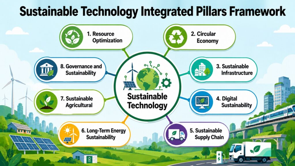 Sustainable Technology Integrated Pillars Framework