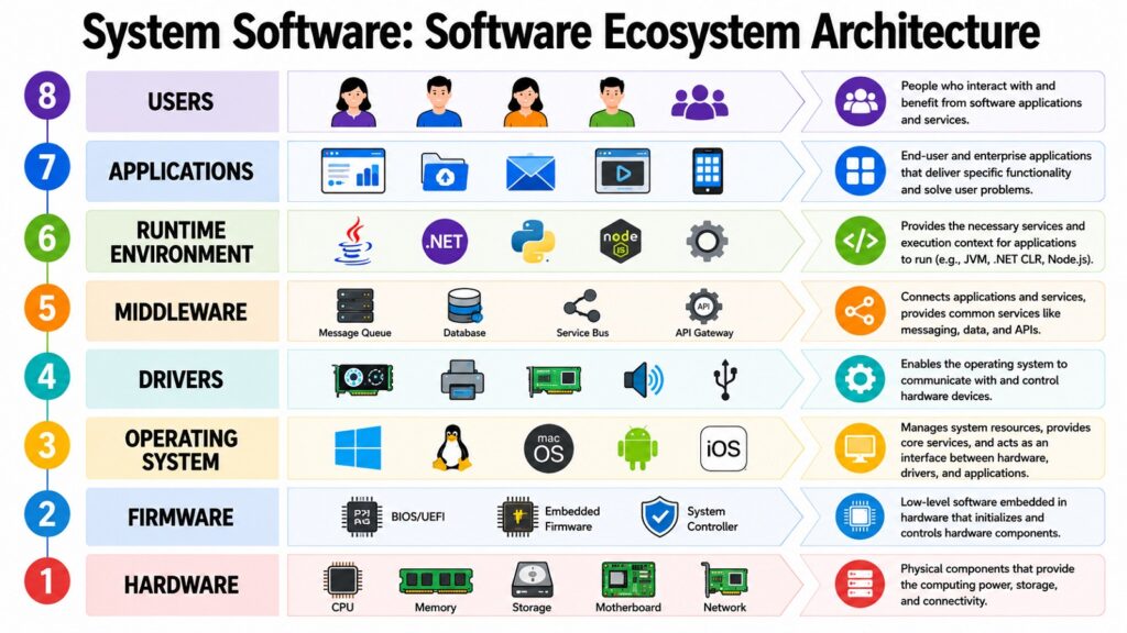 System Software -- Software Ecosystem Architecture