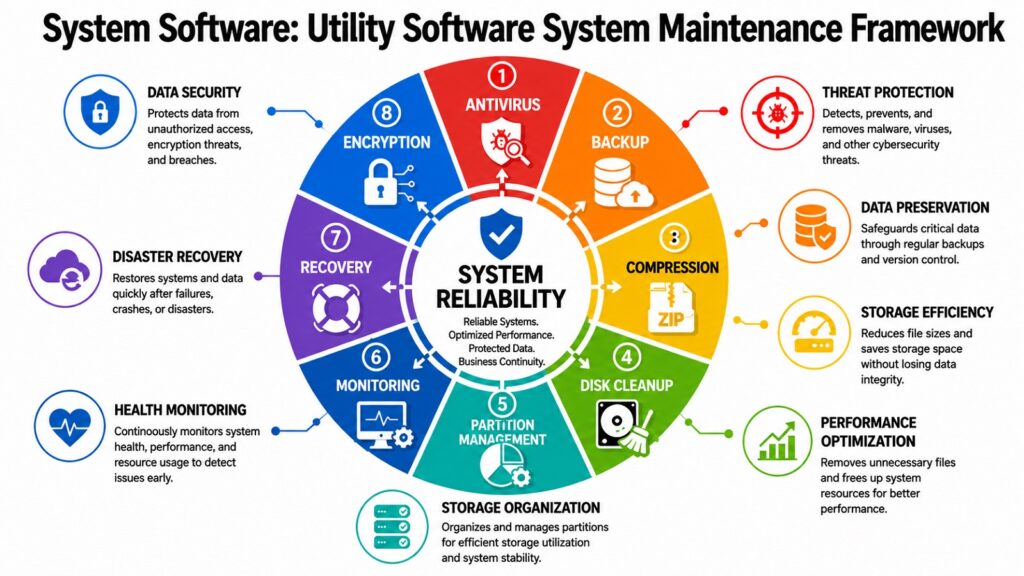 System Software -- Utility Software System Maintenance Framework