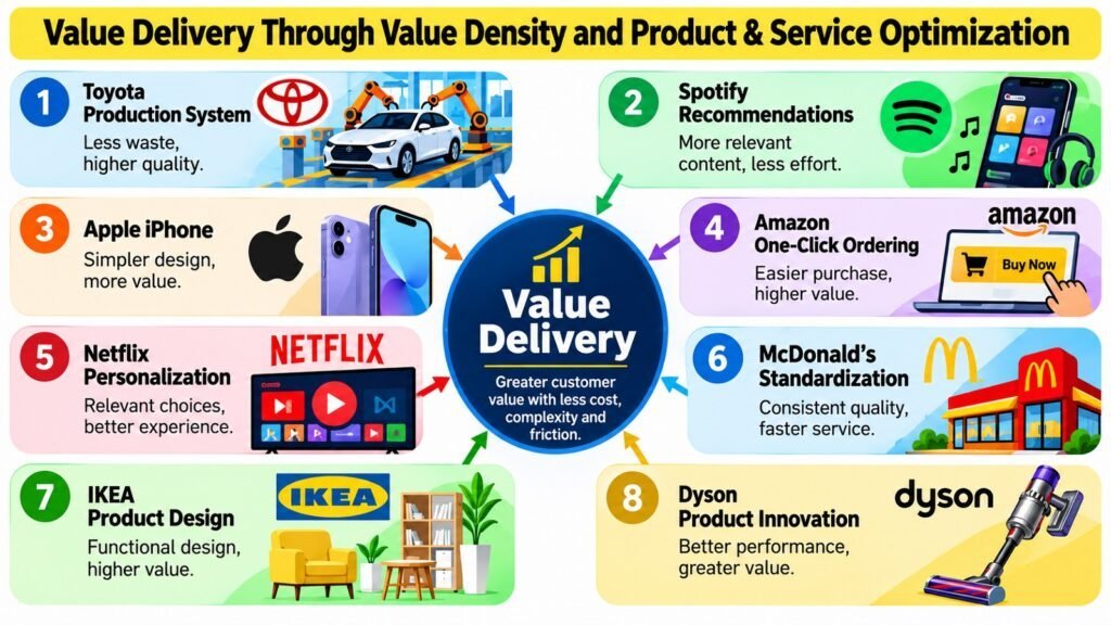 Value Delivery Through Value Density and Product & Service Optimization