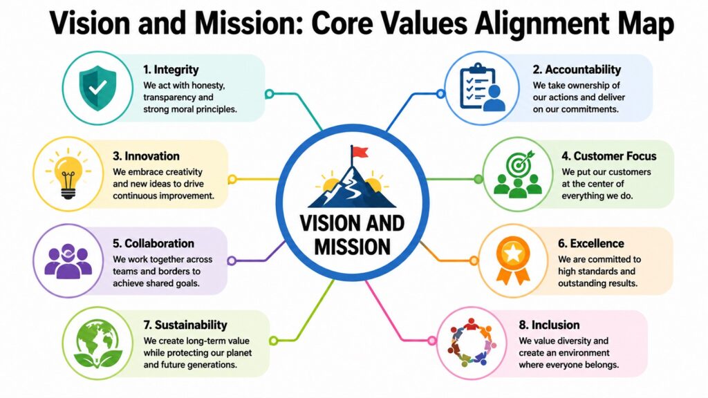 Vision and Mission: Core Values Alignment Map