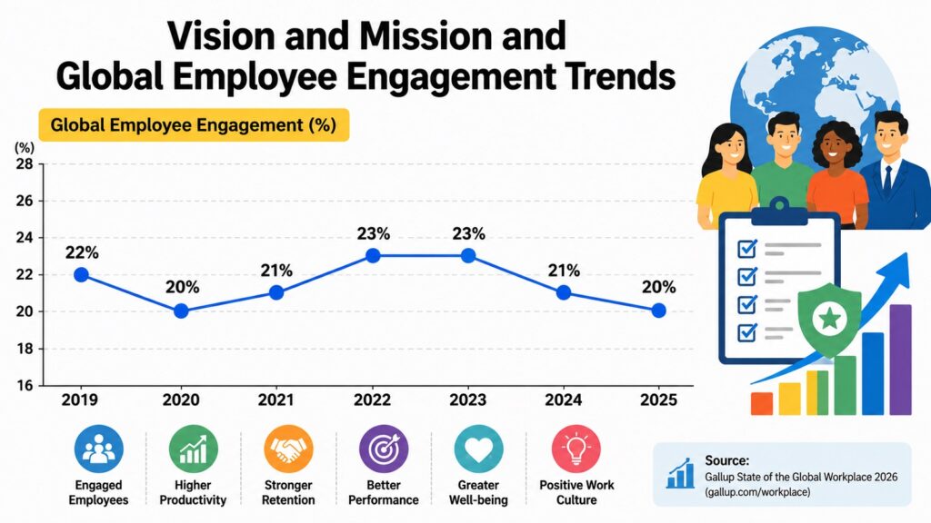 Vision and Mission and Global Employee Engagement Trends