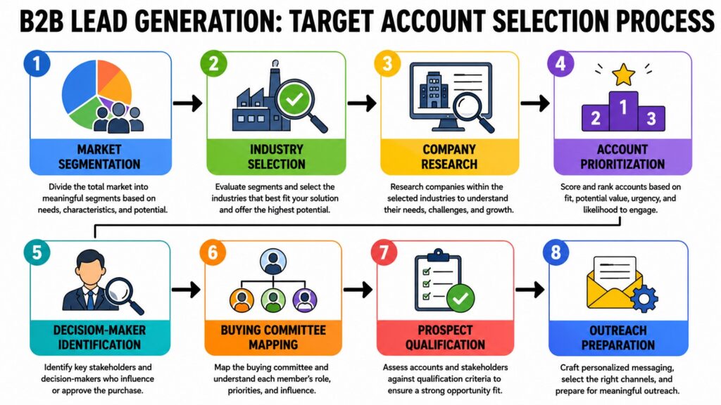 B2B Lead Generation -- Target Account Selection Process