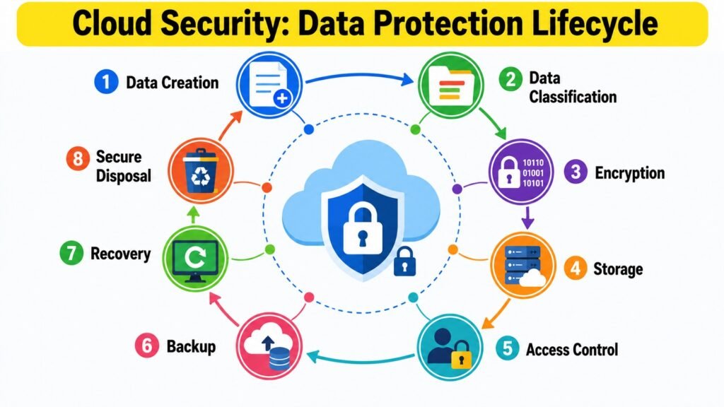 Cloud Security -- Data Protection Lifecycle