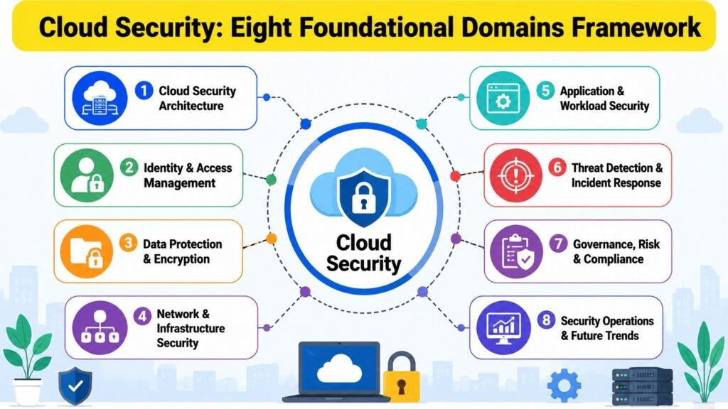 Cloud Security -- Eight Foundational Domains Framework