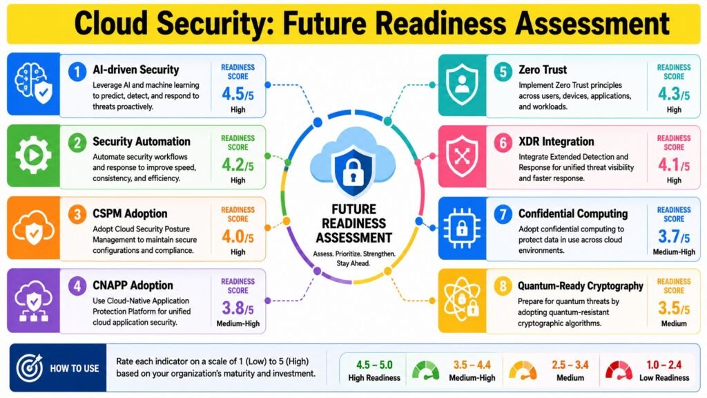 Cloud Security -- Future Readiness Assessment