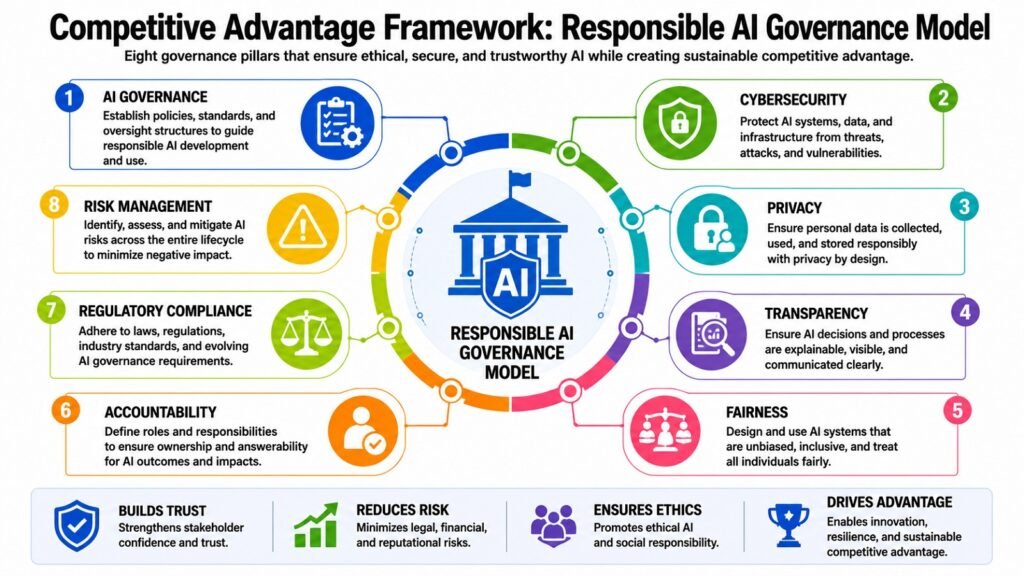 Competitive Advantage Framework -- Responsible AI Governance Model