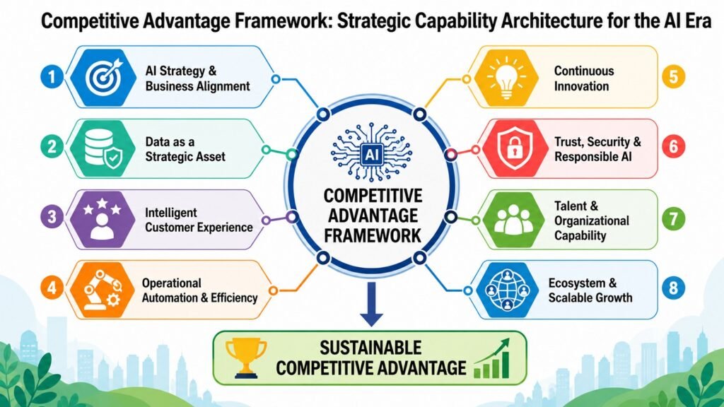 Competitive Advantage Framework -- Strategic Capability Architecture for the AI Era