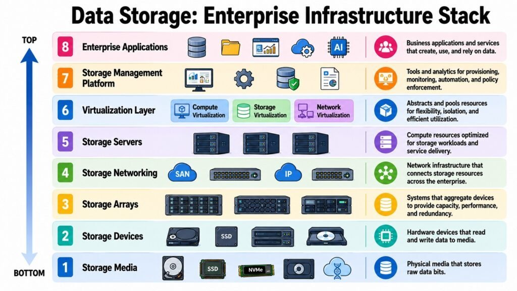  Data Storage -- Enterprise Infrastructure Stack