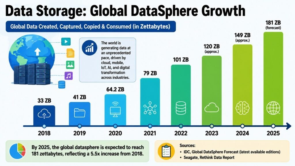 Data Storage -- Global DataSphere Growth