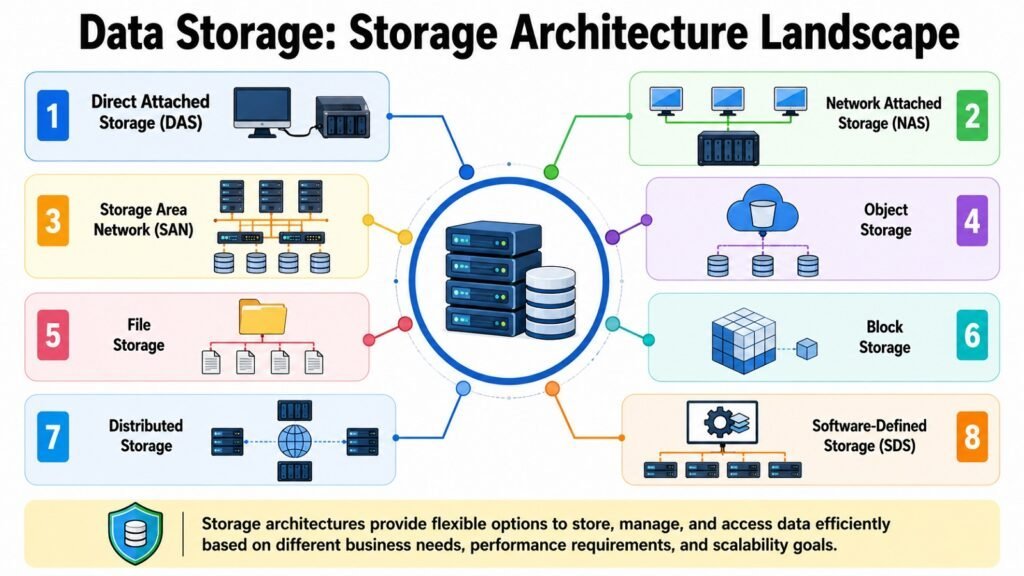 Data Storage -- Storage Architecture Landscape