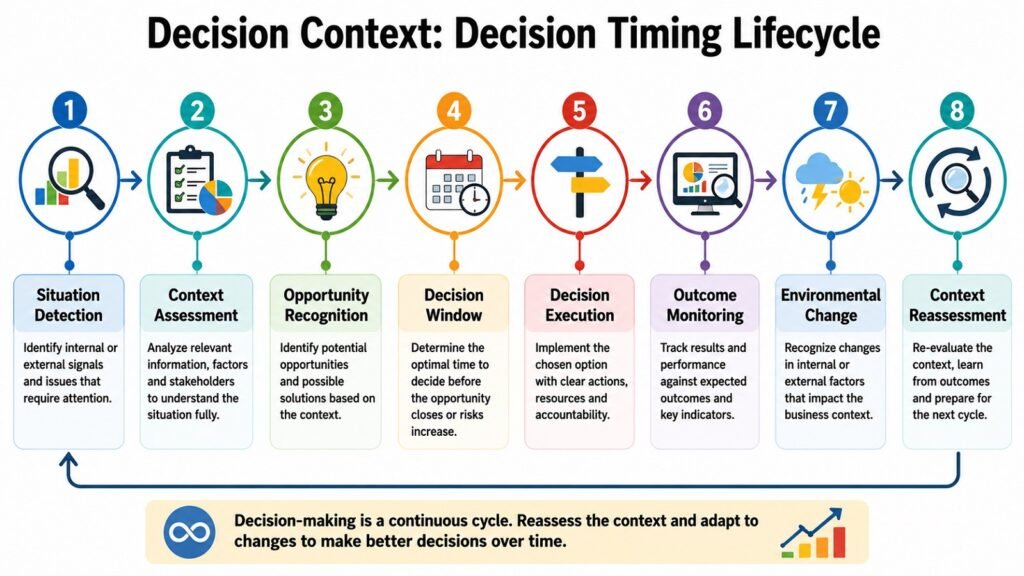 Decision Context -- Decision Timing Lifecycle