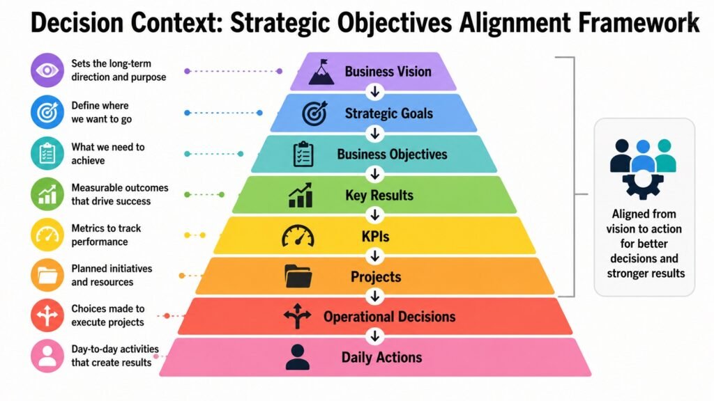 Decision Context -- Strategic Objectives Alignment Framework