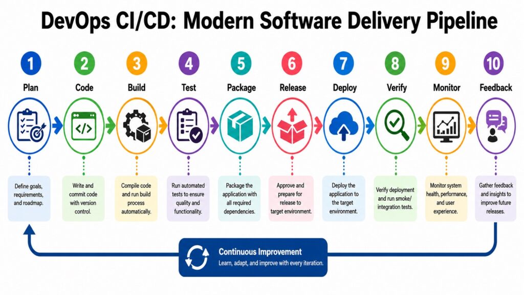 DevOps CI CD -- Modern Software Delivery Pipeline