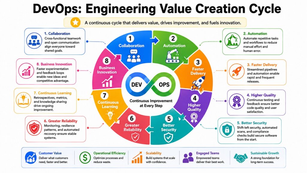 DevOps -- Engineering Value Creation Cycle