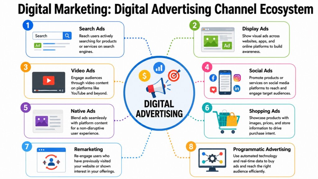 Digital Marketing -- Digital Advertising Channel Ecosystem