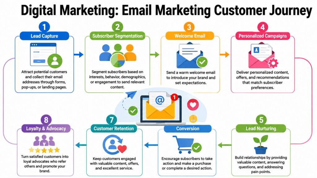 Digital Marketing -- Email Marketing Customer Journey