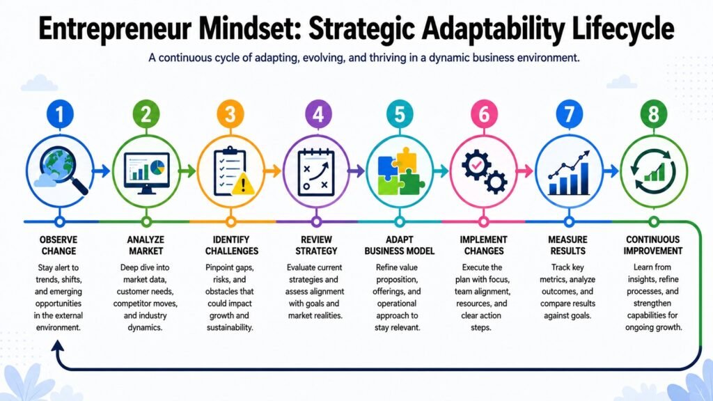 Entrepreneur Mindset -- Strategic Adaptability Lifecycle