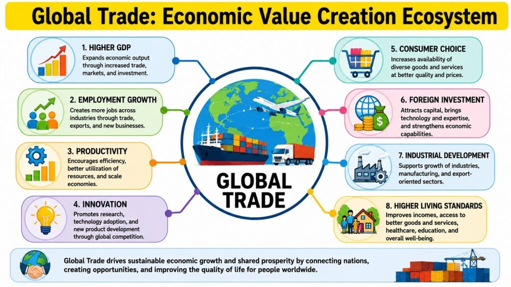 Global Trade -- Economic Value Creation Ecosystem