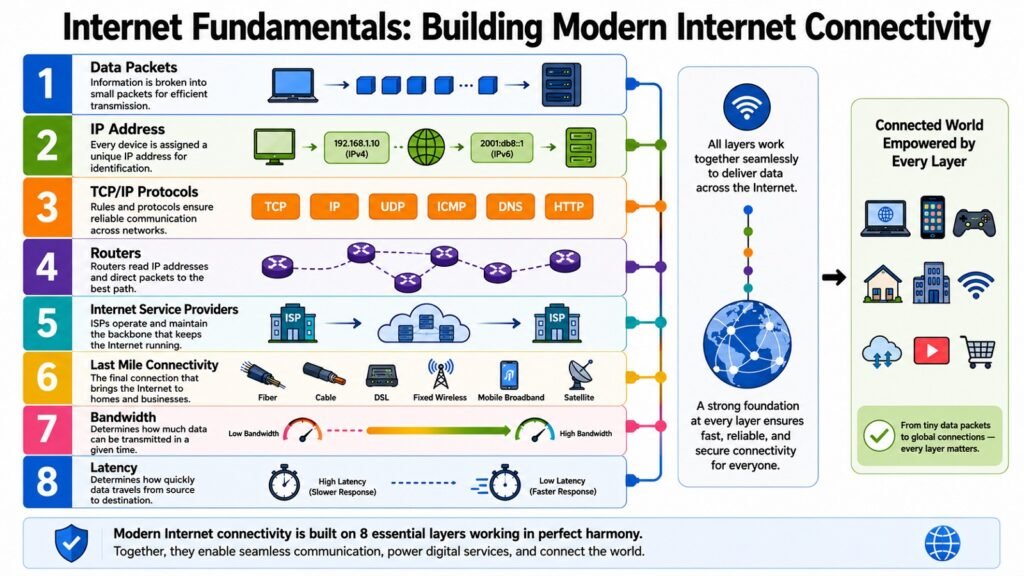 Internet Fundamentals -- Building Modern Internet Connectivity