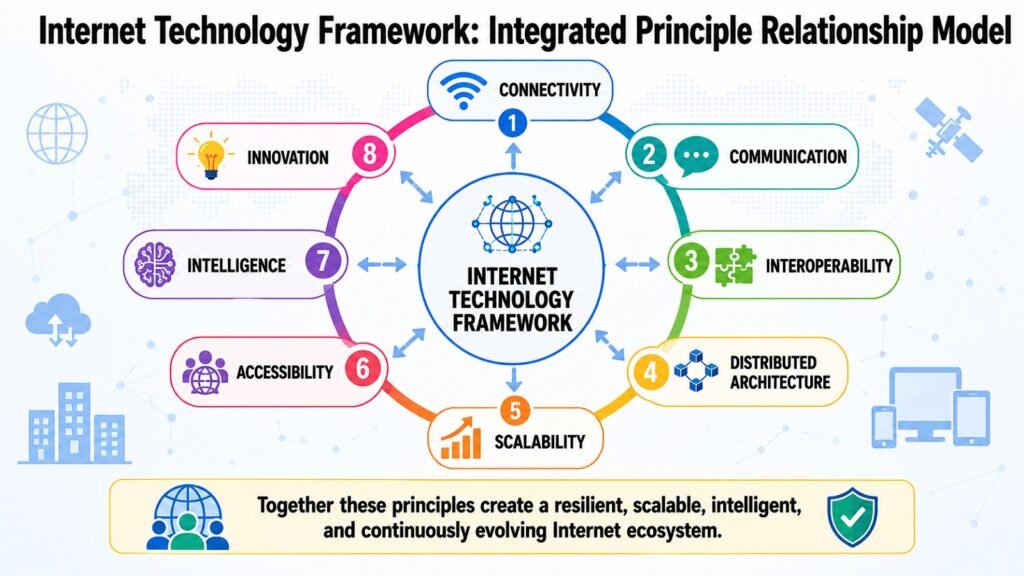 Internet Technology Framework -- Integrated Principle Relationship