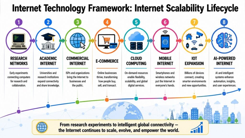Internet Technology Framework -- Internet Scalability Lifecycle