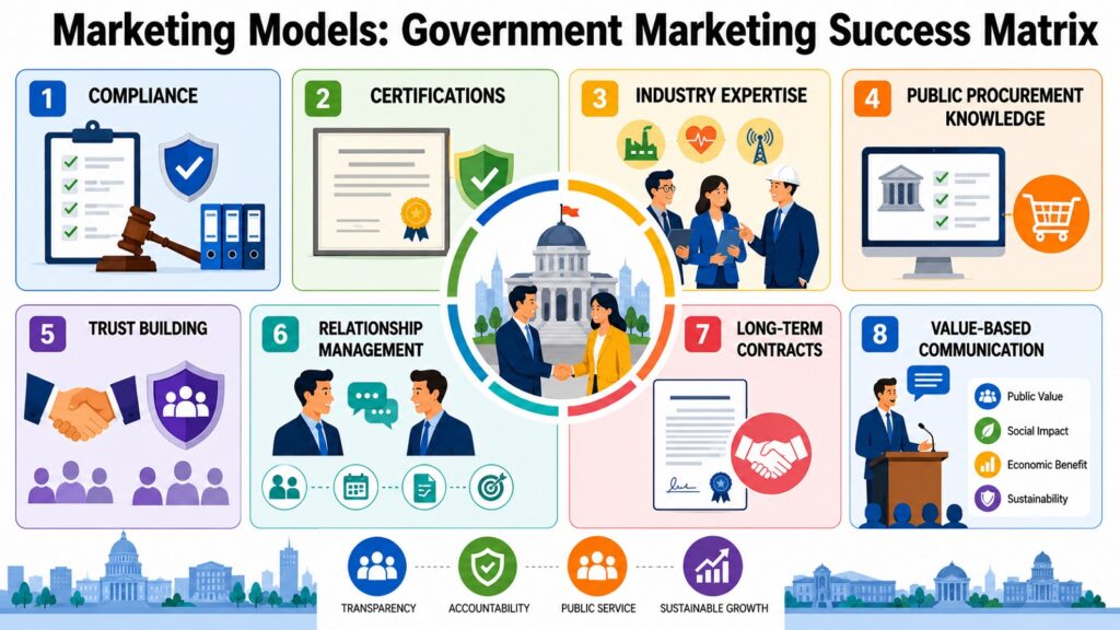 Marketing Models -- Government Marketing Success Matrix