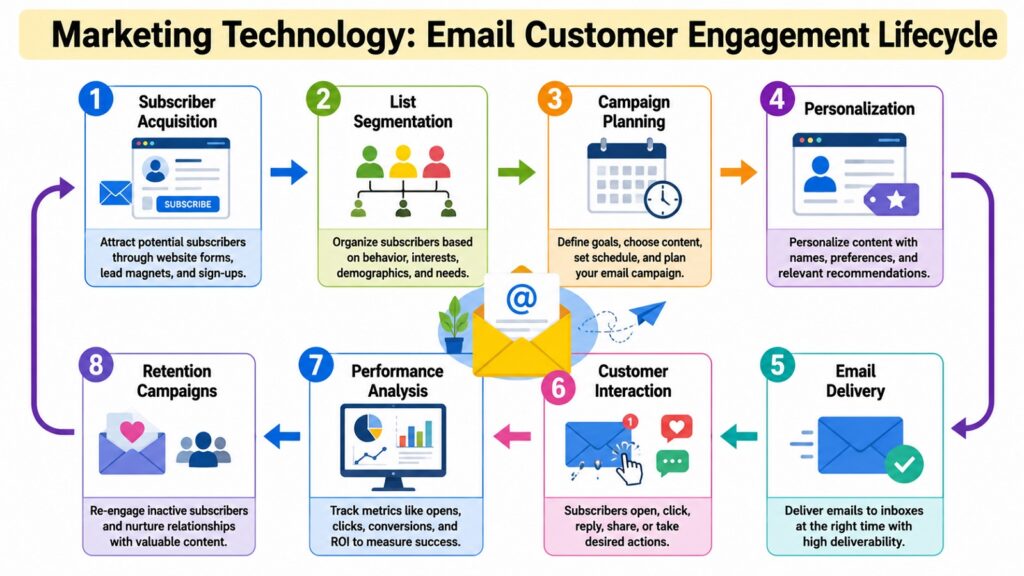Marketing Technology -- Email Customer Engagement Lifecycle