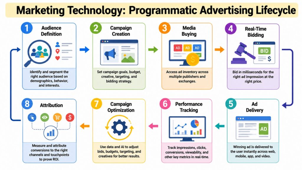 Marketing Technology -- Programmatic Advertising Lifecycle
