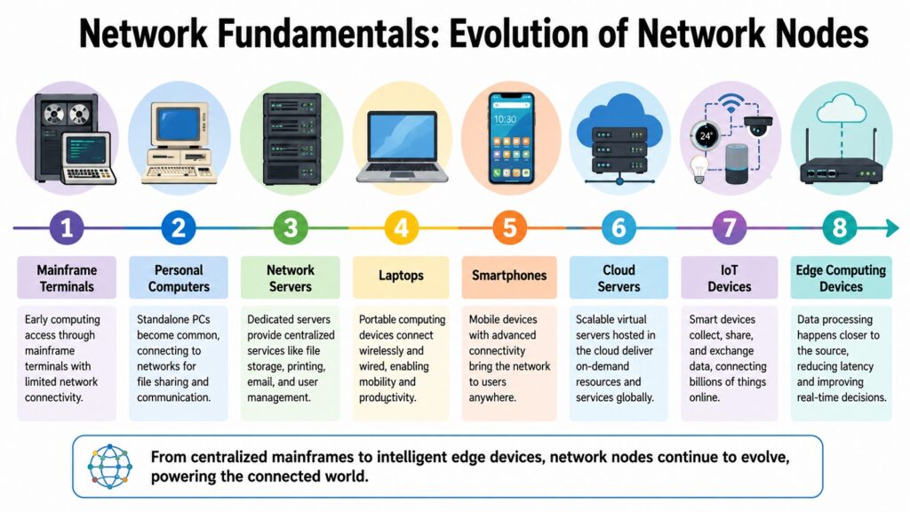Network Fundamentals -- Evolution of Network Nodes
