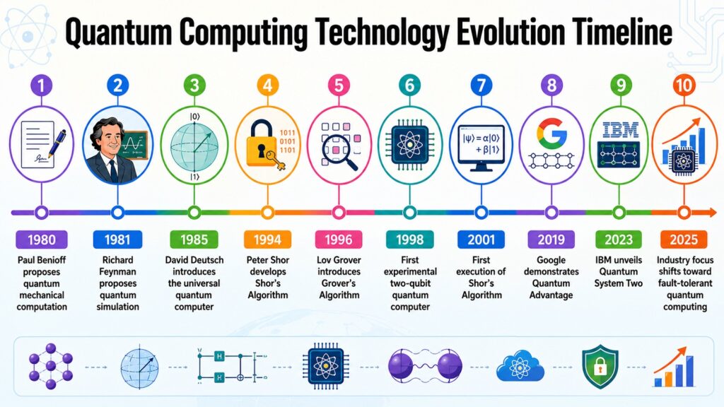 Quantum Computing Technology Evolution Timeline