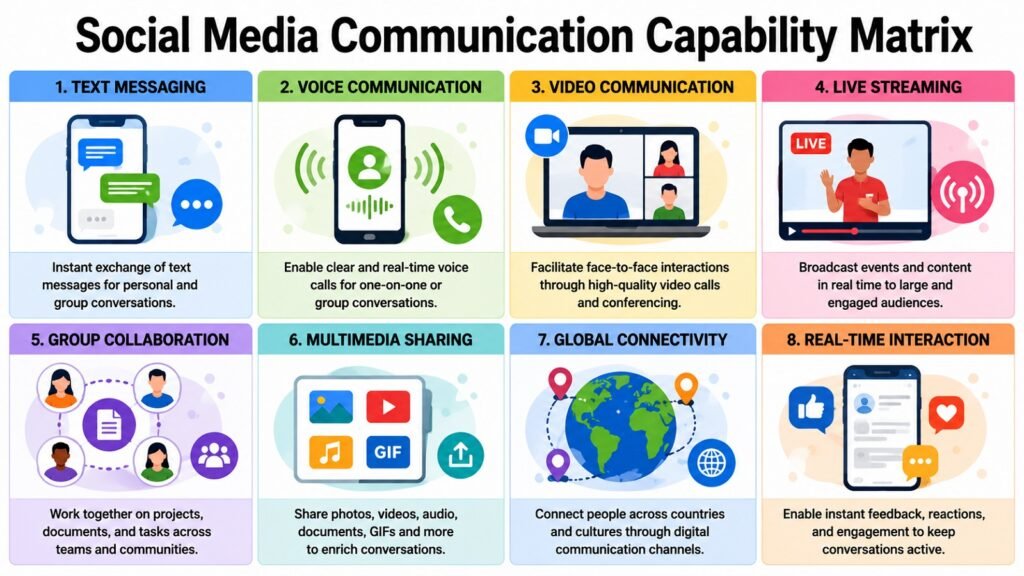 Social Media Communication Capability Matrix