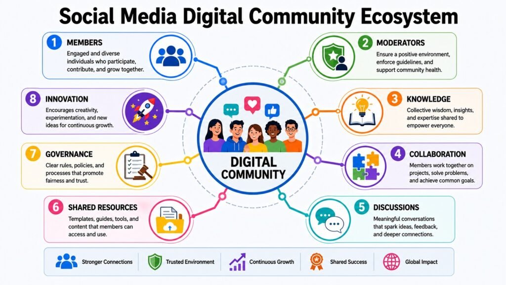 Social Media Digital Community Ecosystem