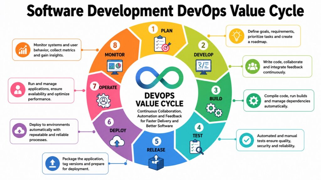 Software Development DevOps Value Cycle