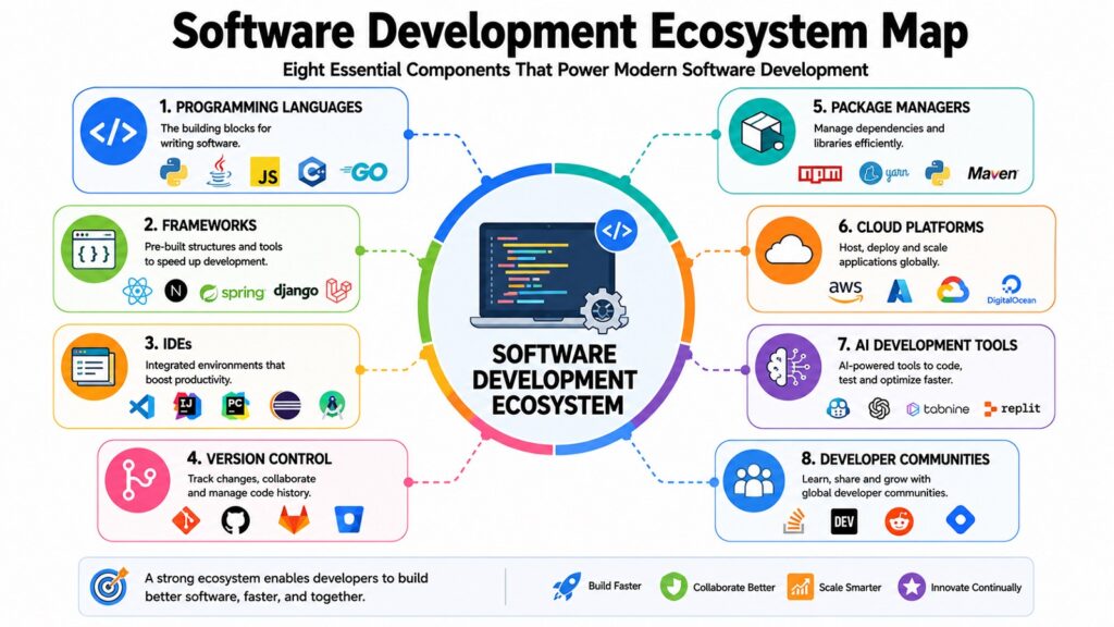 Software Development Ecosystem Map