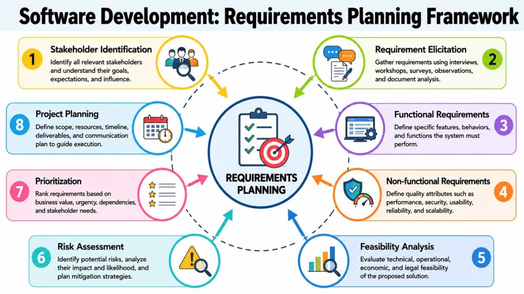 Software Development -- Requirements Planning Framework