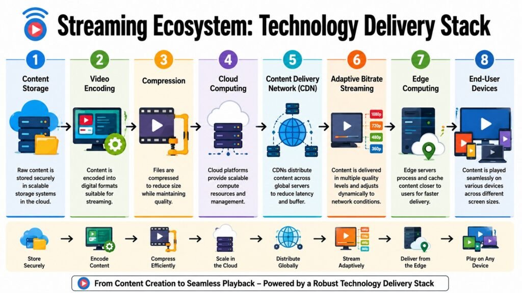 Streaming Ecosystem -- Technology Delivery Stack