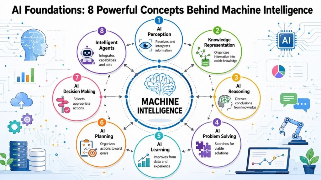 AI Foundations -- 8 Powerful Concepts Behind Machine Intelligence