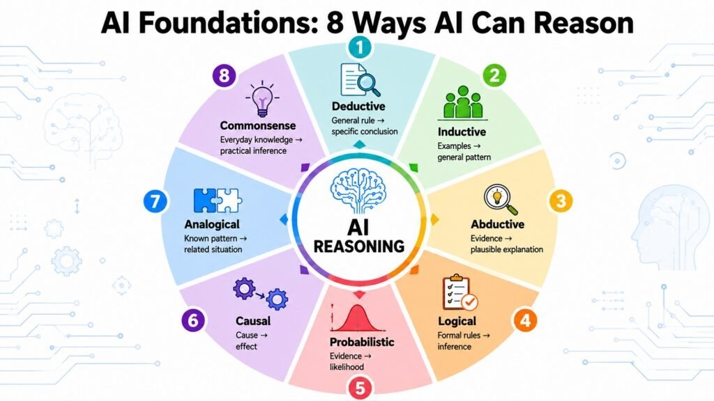 AI Foundations -- 8 Ways AI Can Reason