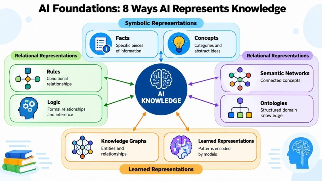AI Foundations -- 8 Ways AI Represents Knowledge