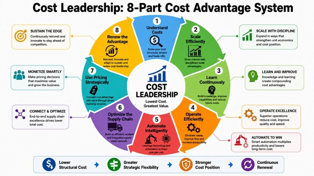 Cost Leadership -- 8-Part Cost Advantage System