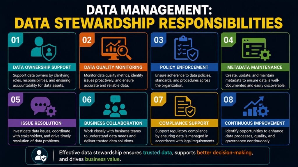 Data Management -- Data Stewardship Responsibilities