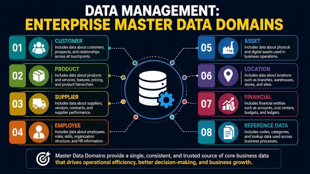 Data Management -- Enterprise Master Data Domains