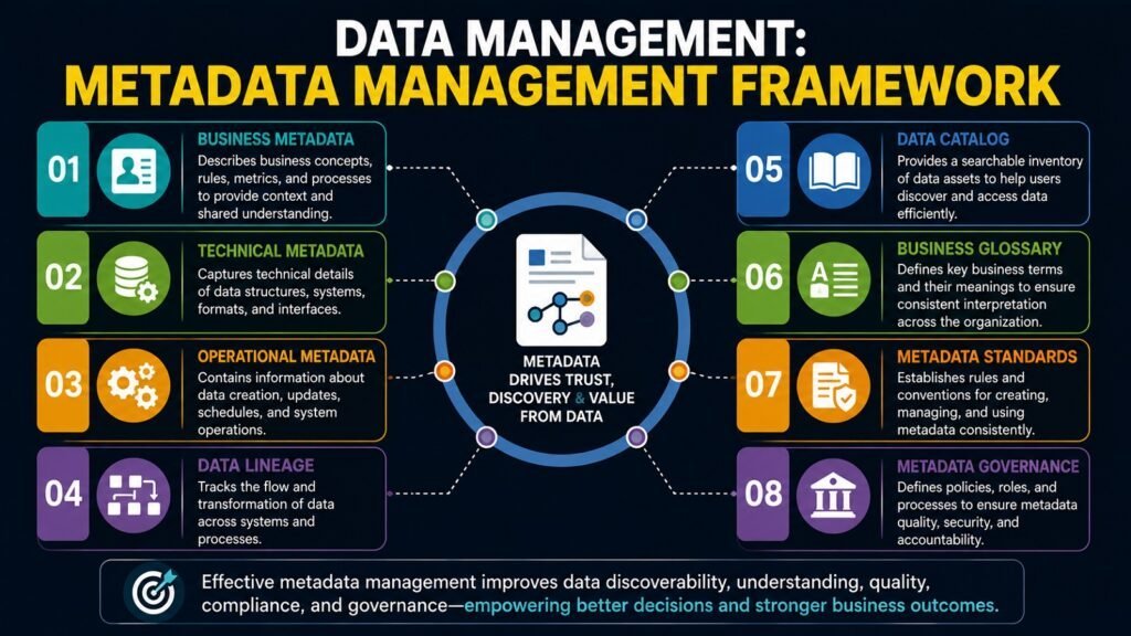 Data Management -- Metadata Management Framework
