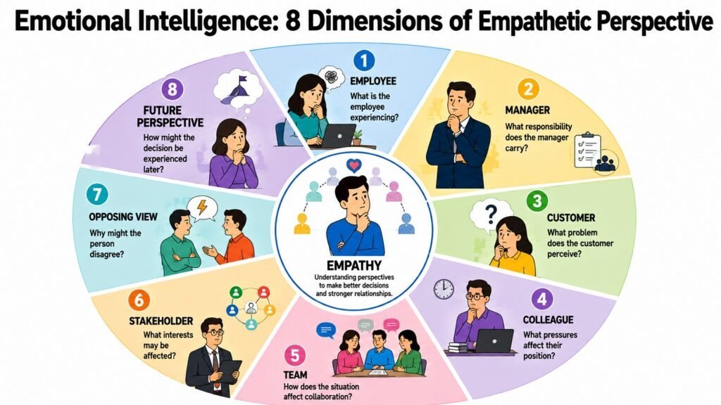 Emotional Intelligence -- 8 Dimensions of Empathetic Perspective