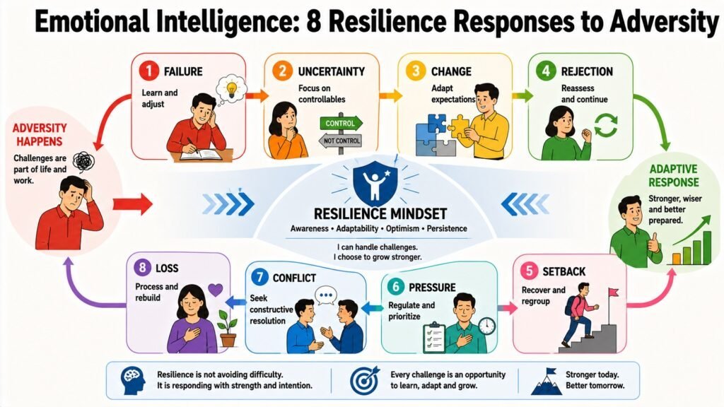 Emotional Intelligence -- 8 Resilience Responses to Adversity