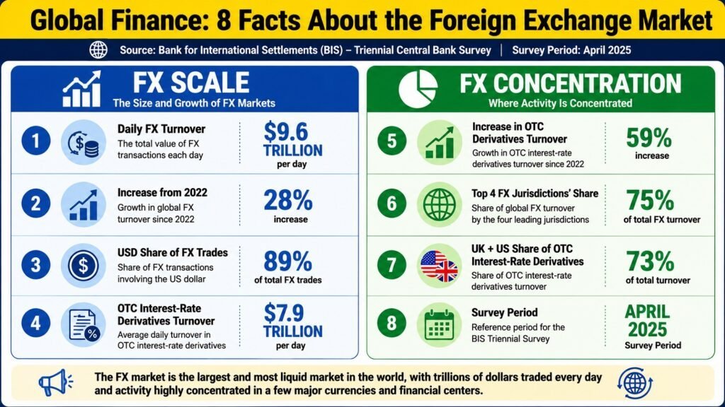 Global Finance -- 8 Facts About the Foreign Exchange Market