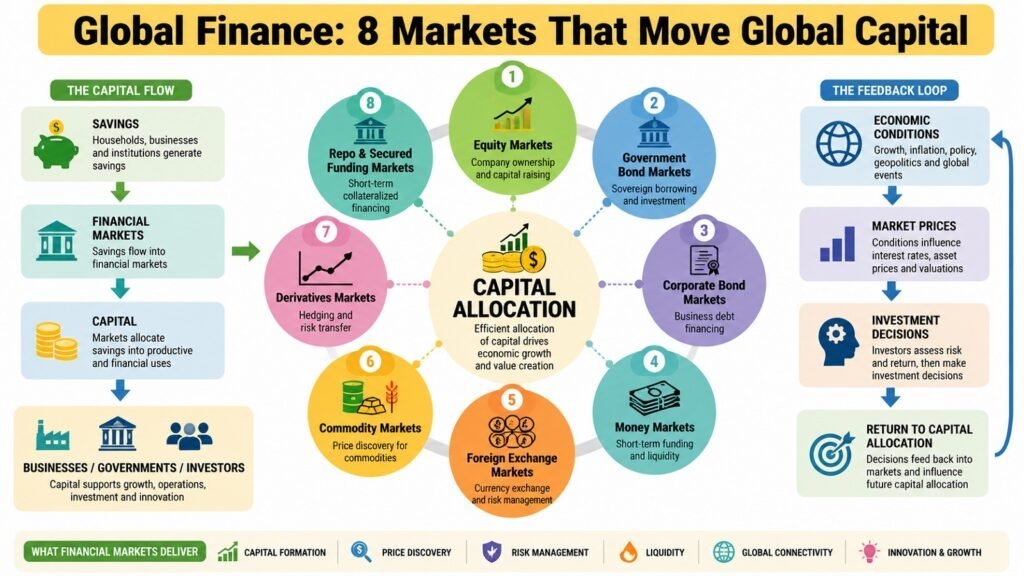 Global Finance -- 8 Markets That Move Global Capital