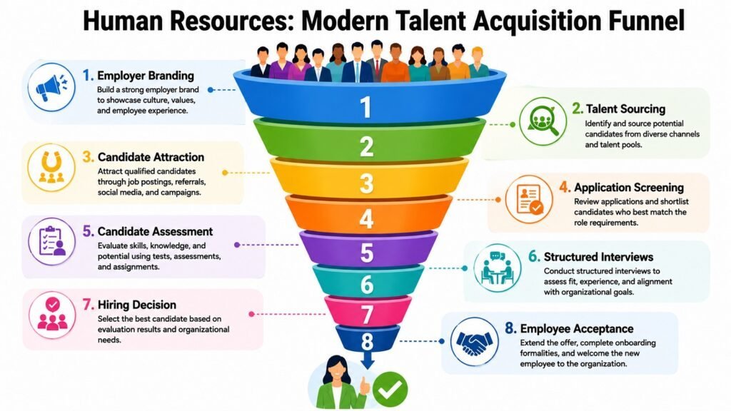 Human Resources -- Modern Talent Acquisition Funnel