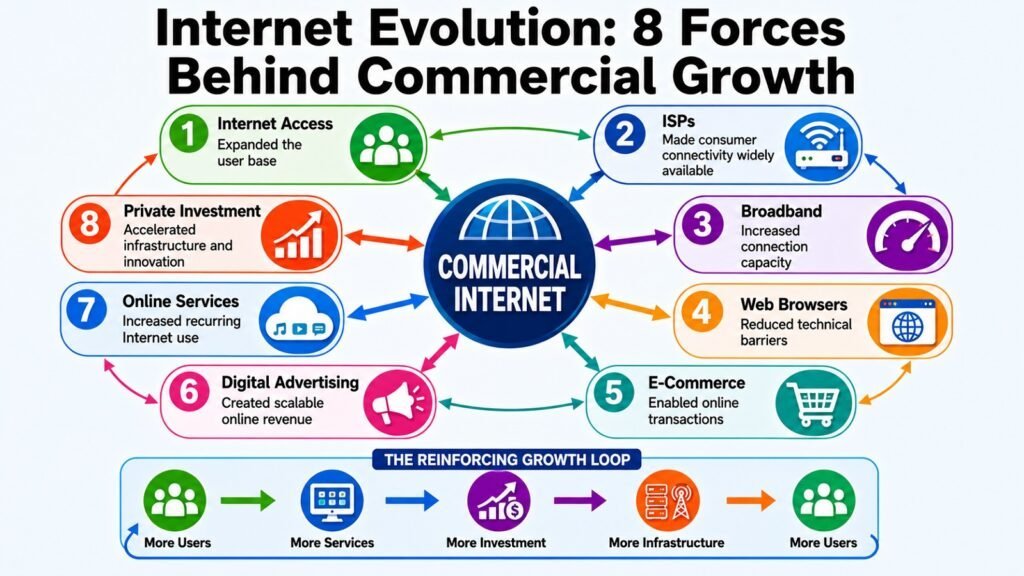 Internet Evolution -- 8 Forces Behind Commercial Growth